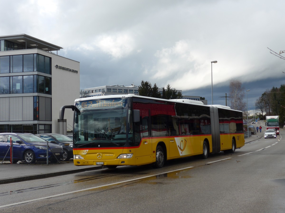 (168'447) - Steiner, Ortschwaben - Nr. 14/BE 336'245 - Mercedes am 11. Januar 2016 in Zollikofen, Hirzenfeld