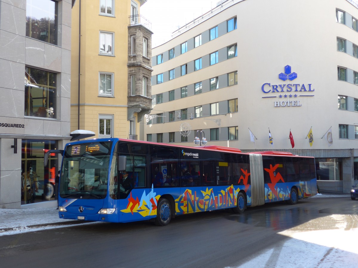 (168'519) - SBC Chur - Nr. 93/GR 156'993 - Mercedes am 23. Januar 2016 in St. Moritz, Schulhausplatz