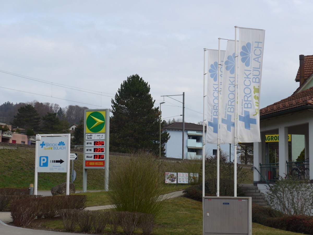 (168'874) - Werbung Blaues Kreuz Brocki Blach am 24. Februar 2016