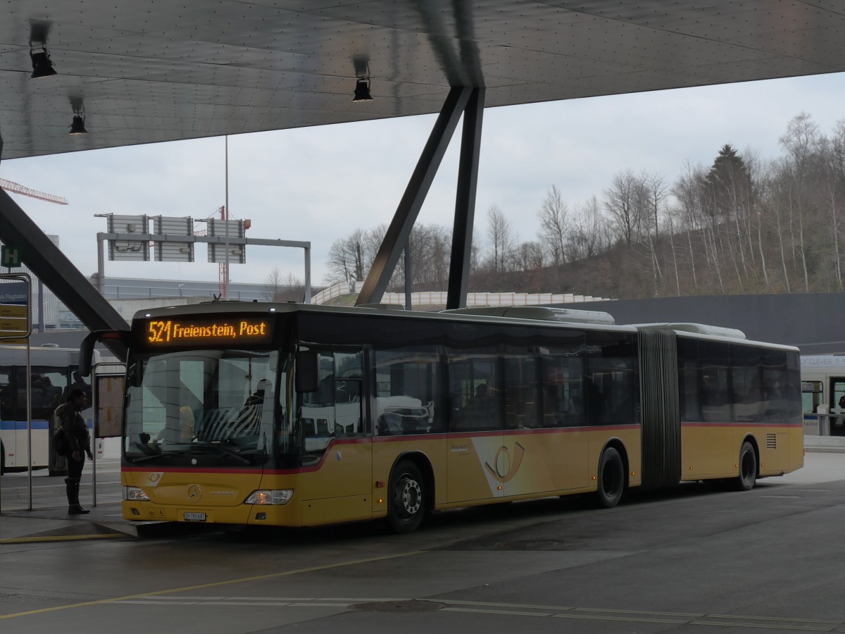 (168'891) - PostAuto Zrich - Nr. 286/ZH 780'687 - Mercedes am 24. Februar 2016 in Zrich, Flughafen