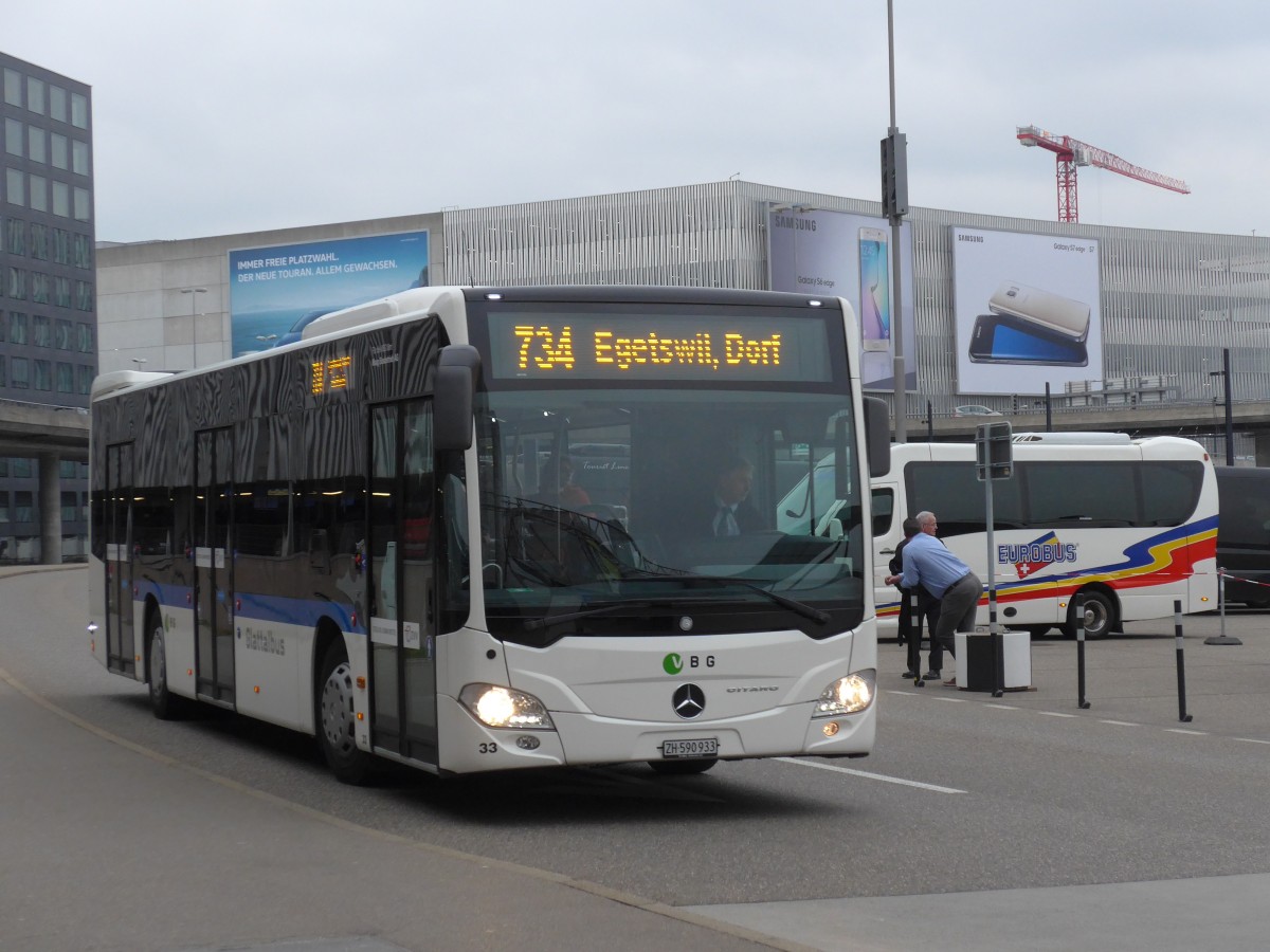 (168'899) - Maag, Kloten - Nr. 33/ZH 590'933 - Mercedes am 24. Februar 2016 in Zrich, Flughafen