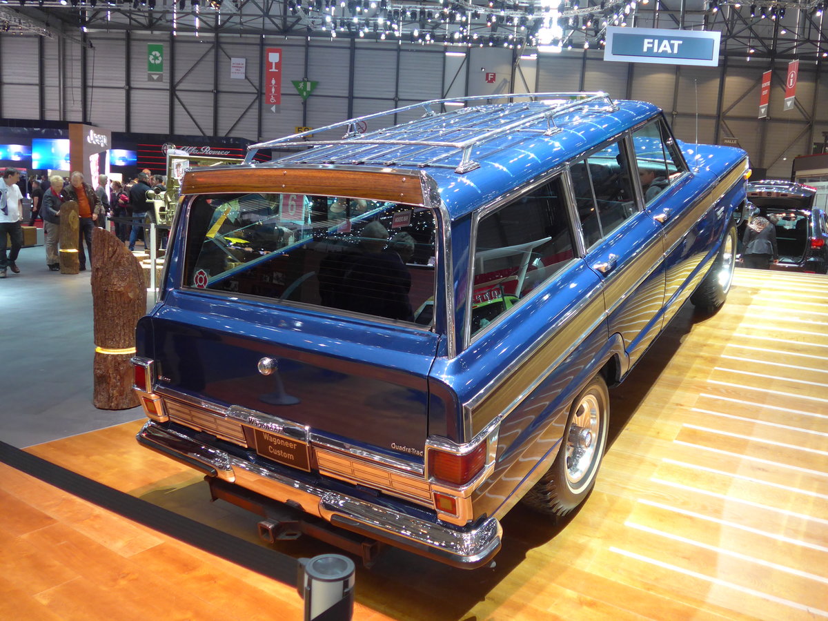 (169'161) - Jeep Wagoneer Custom am 7. Mrz 2016 im Autosalon Genf