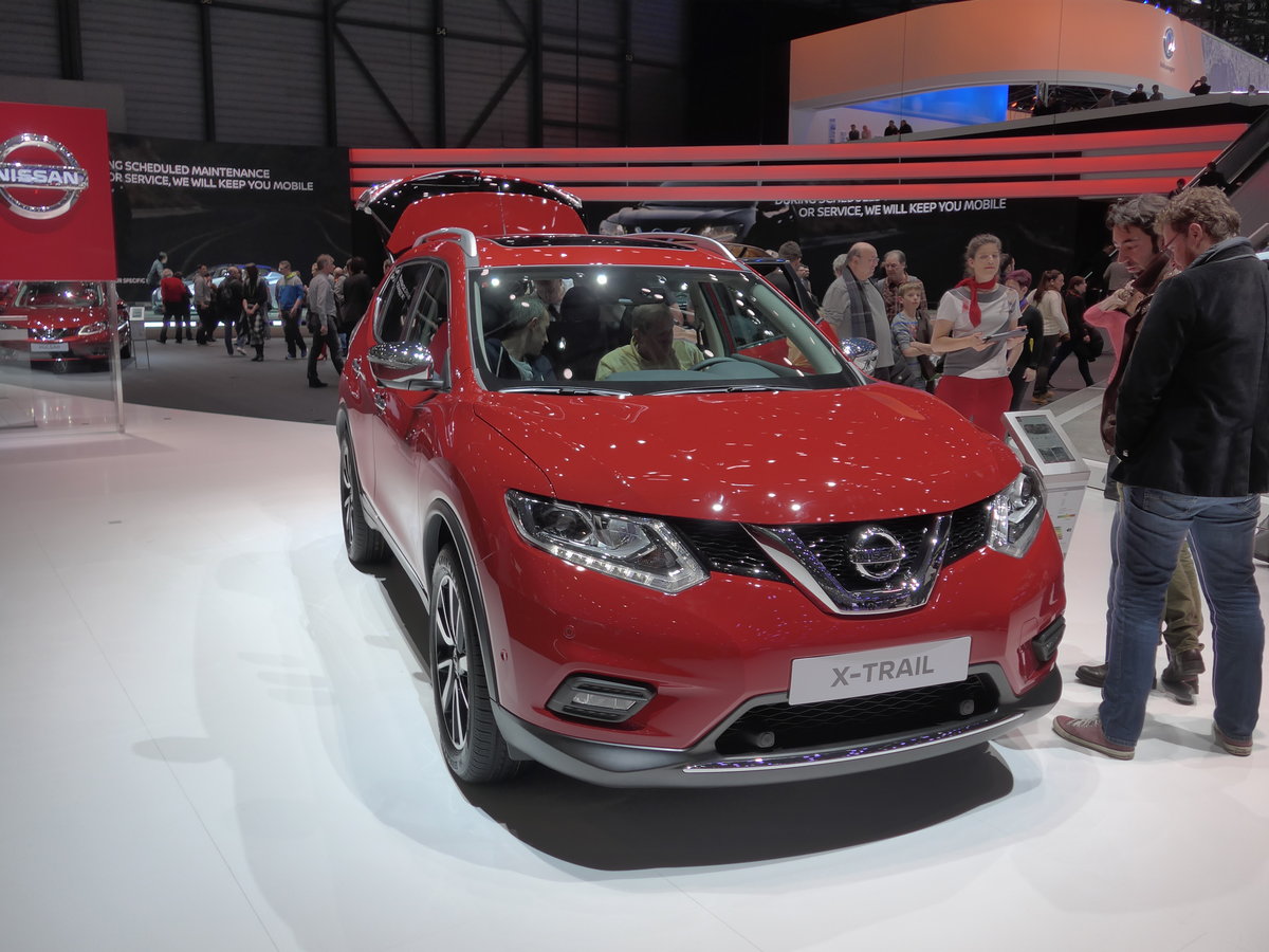 (169'182) - Nissan X-Trail am 7. Mrz 2016 im Autosalon Genf