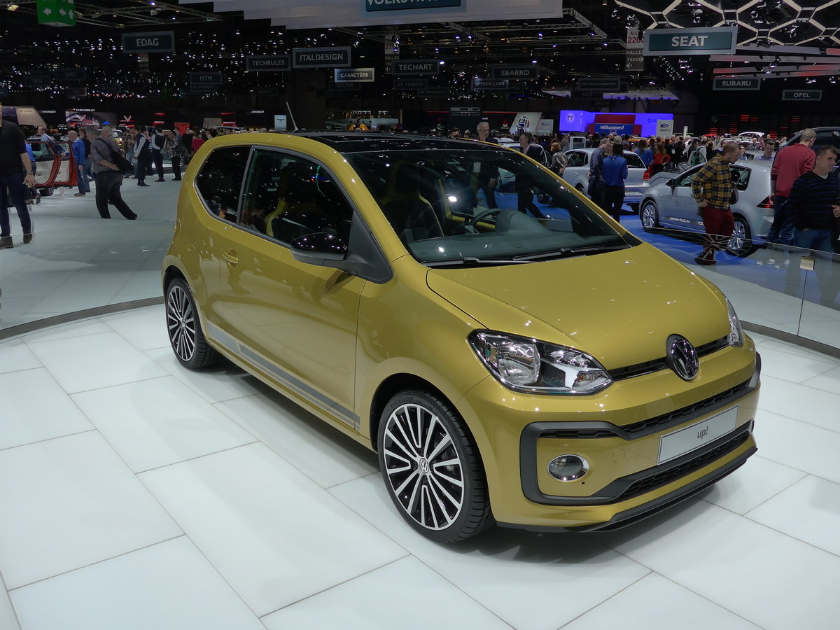 (169'185) - VW up! am 7. Mrz 2016 im Autosalon Genf