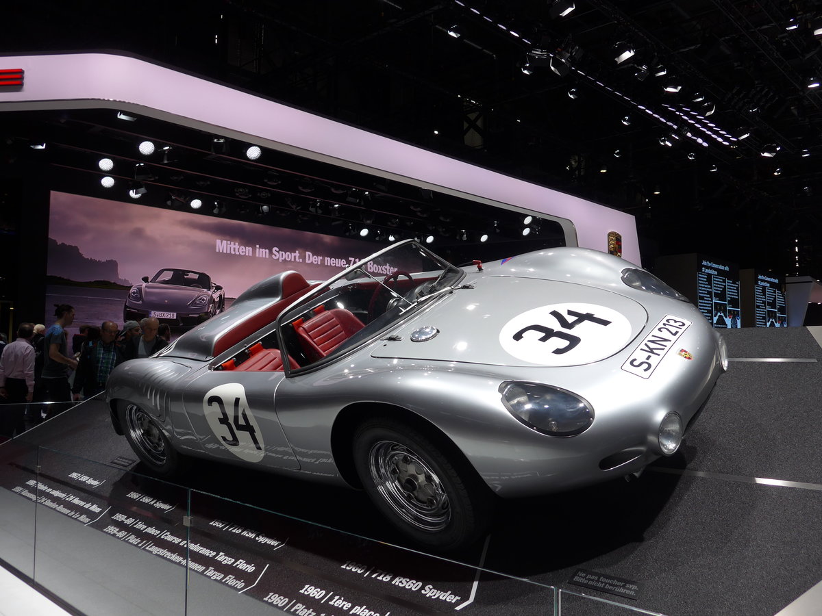 (169'190) - Porsche - S-KN 213 - am 7. Mrz 2016 im Autosalon Genf