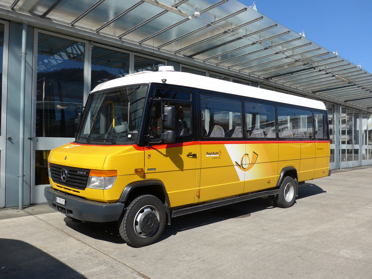 (169'255) - PostAuto Bern - BE 755'378 - Mercedes/Kusters am 17. Mrz 2016 in Thun, Garage STI