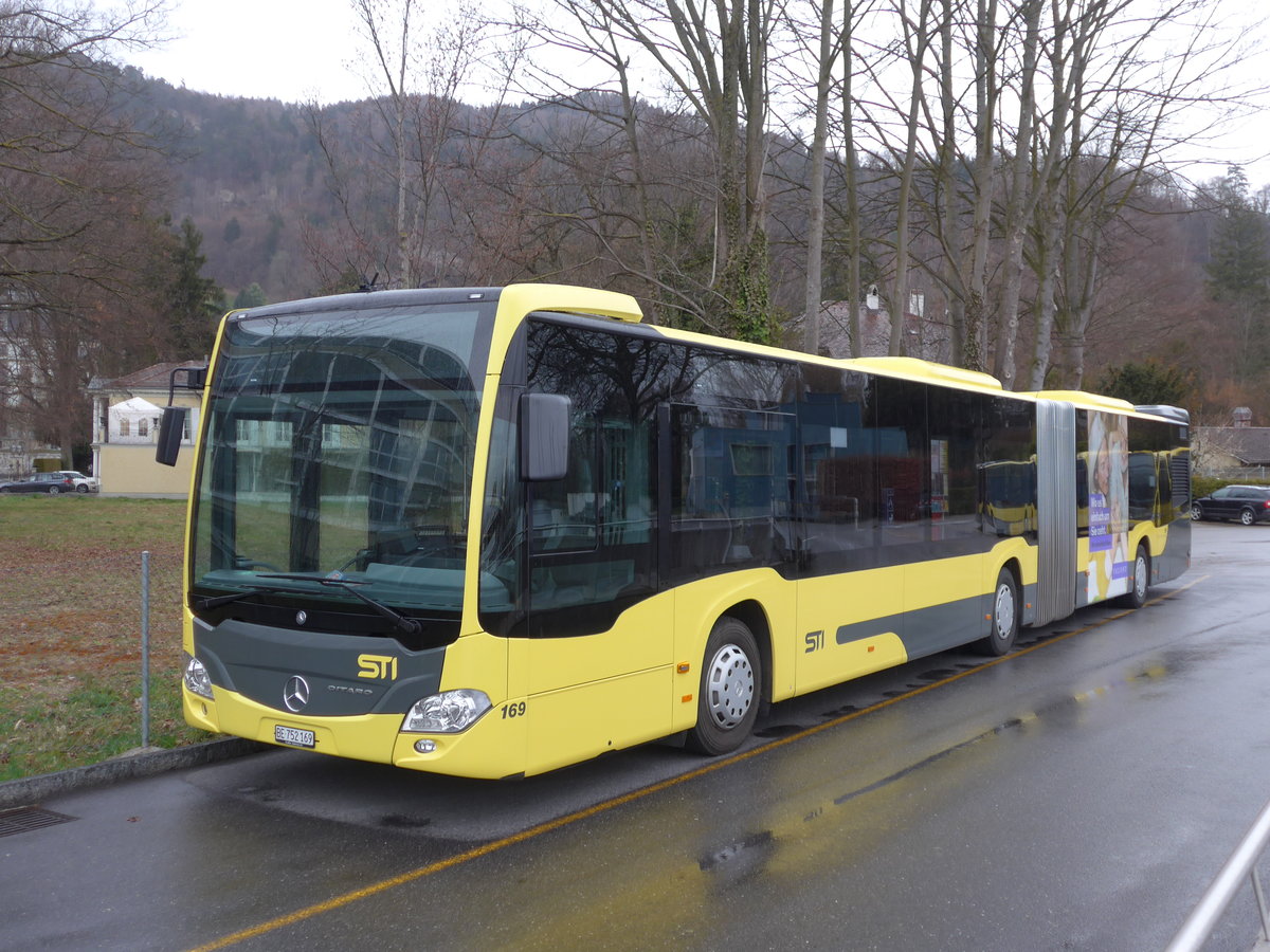 (169'541) - STI Thun - Nr. 169/BE 752'169 - Mercedes am 27. Mrz 2016 bei der Schifflndte Thun