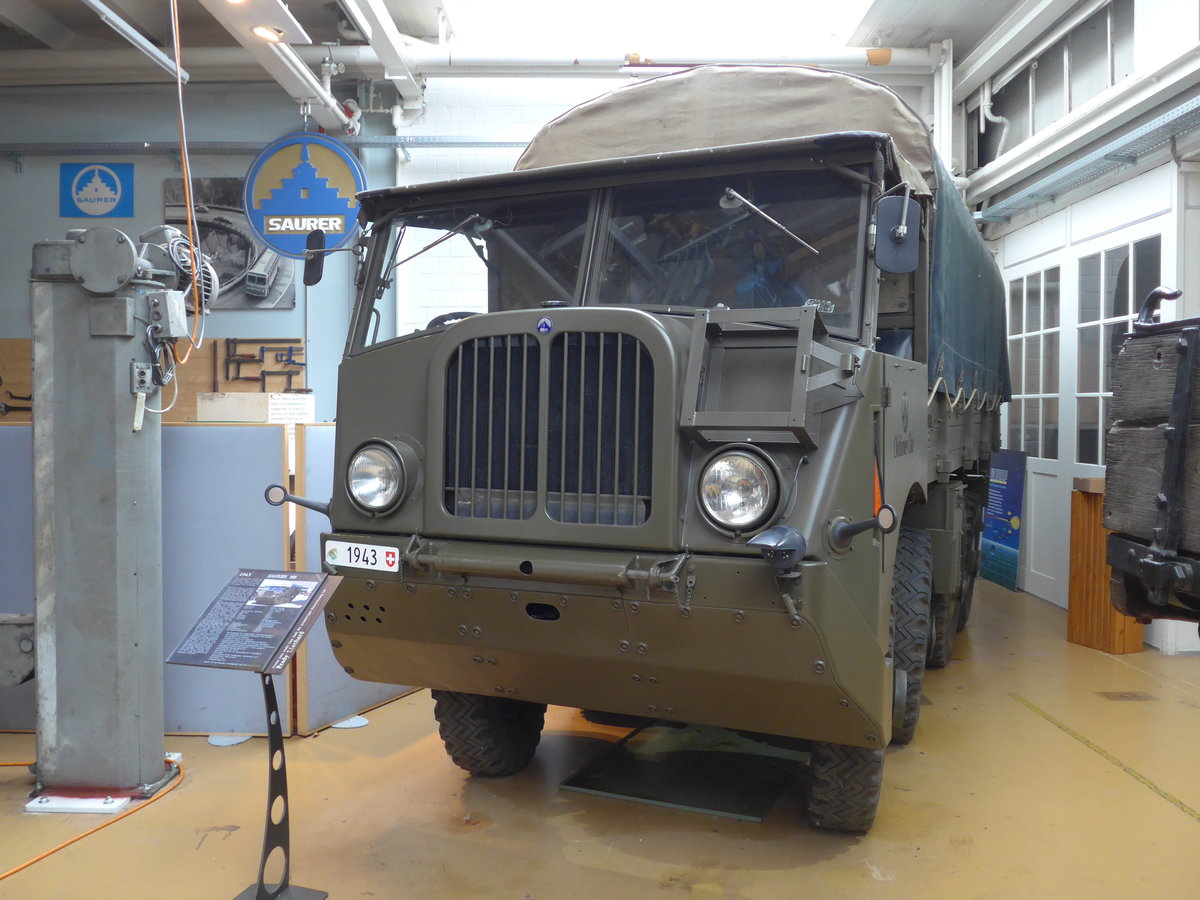 (169'684) - Im Saurer-Museum: Saurer - Jahrgang 1943 - am 2. April 2016