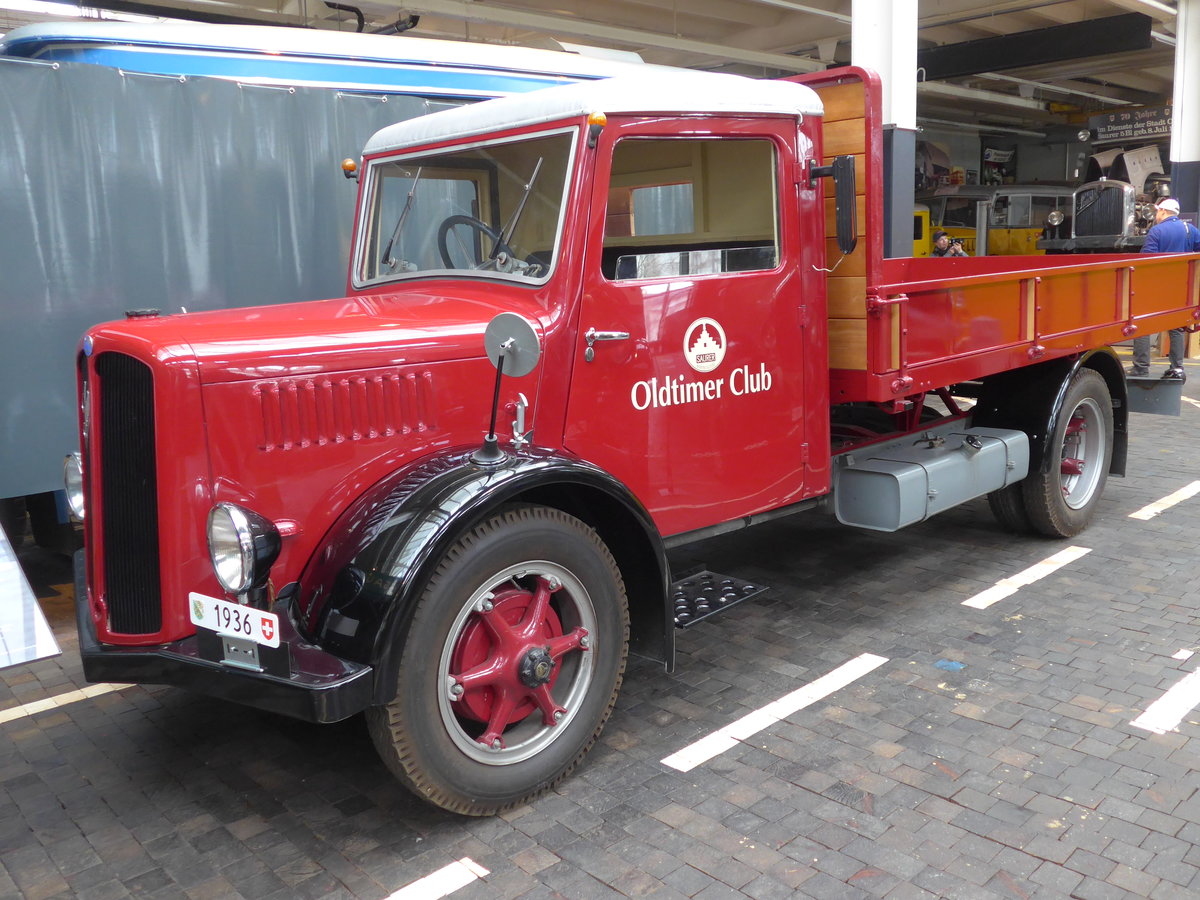 (169'687) - Im Saurer-Museum: Saurer - Jahrgang 1936 - am 2. April 2016