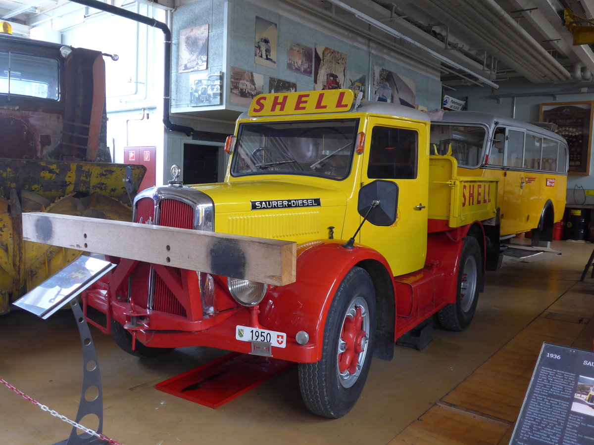 (169'689) - Im Saurer-Museum: Saurer - Jahrgang 1950 - am 2. April 2016
