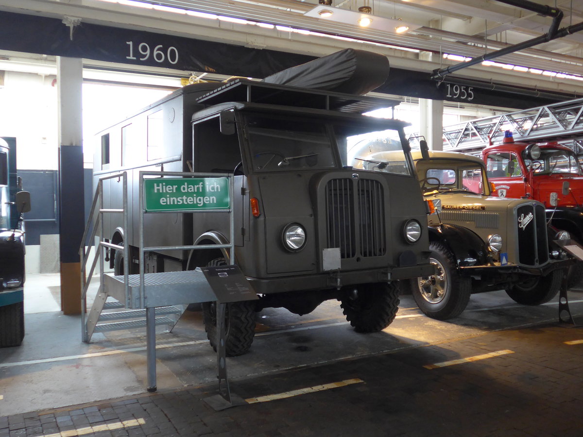 (169'700) - Im Saurer-Museum: Saurer - Jahrgang 1950 - am 2. April 2016