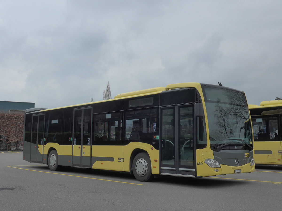 (169'801) - STI Thun - Nr. 180/BE 752'180 - Mercedes am 9. April 2016 bei der Schifflndte Thun