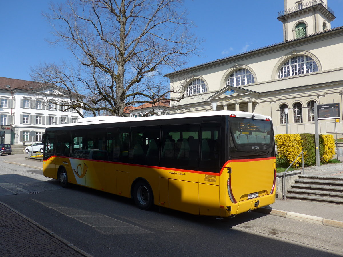 (169'900) - PostAuto Ostschweiz - AR 14'860 - Iveco am 12. April 2016 in Heiden, Post