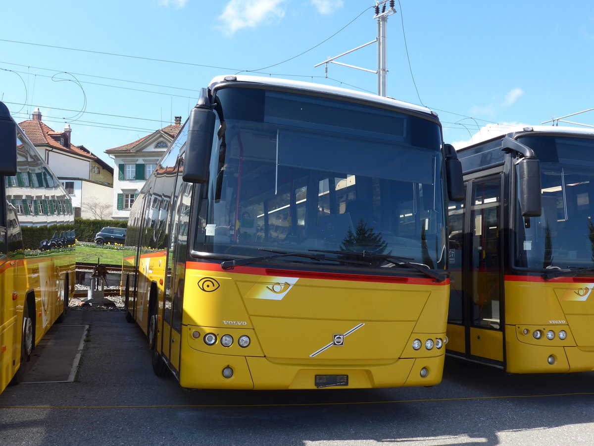 (169'917) - PostAuto Ostschweiz - (AR 14'856) - Volvo am 12. April 2016 in Heiden, Garage