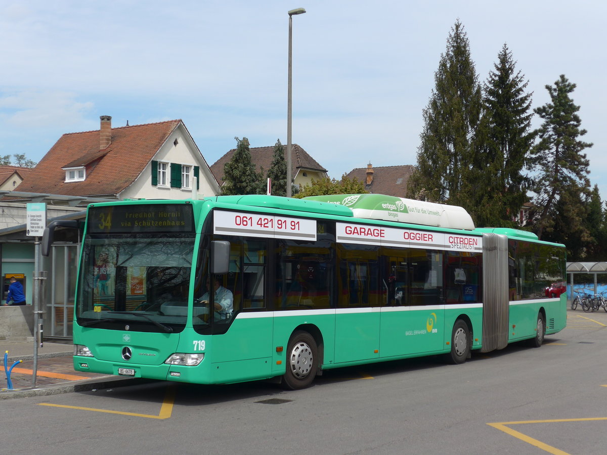 (170'303) - BVB Basel - Nr. 719/BS 6678 - Mercedes am 30. April 2016 in Bottmingen, Schloss