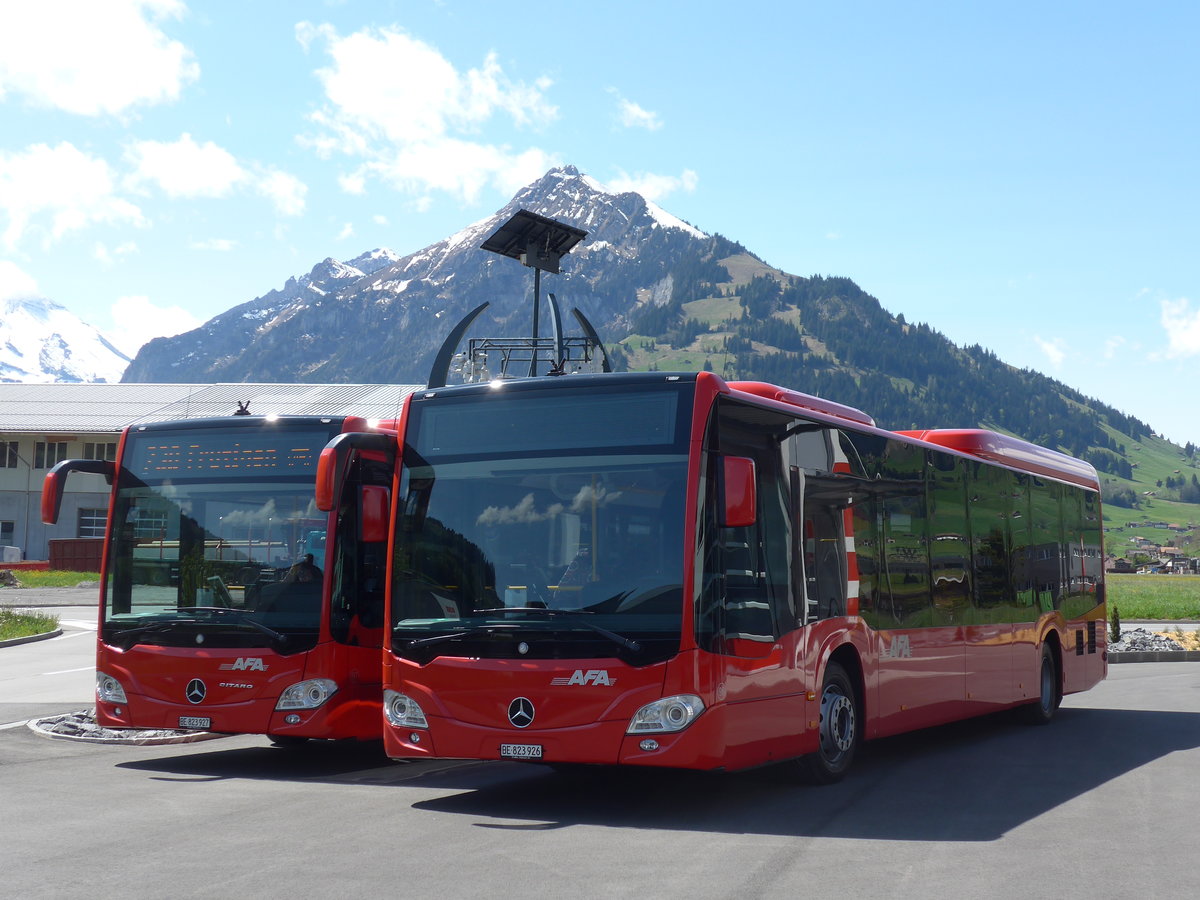 (170'454) - AFA Adelboden - Nr. 96/BE 823'926 - Mercedes am 10. Mai 2016 in Frutigen, Garage