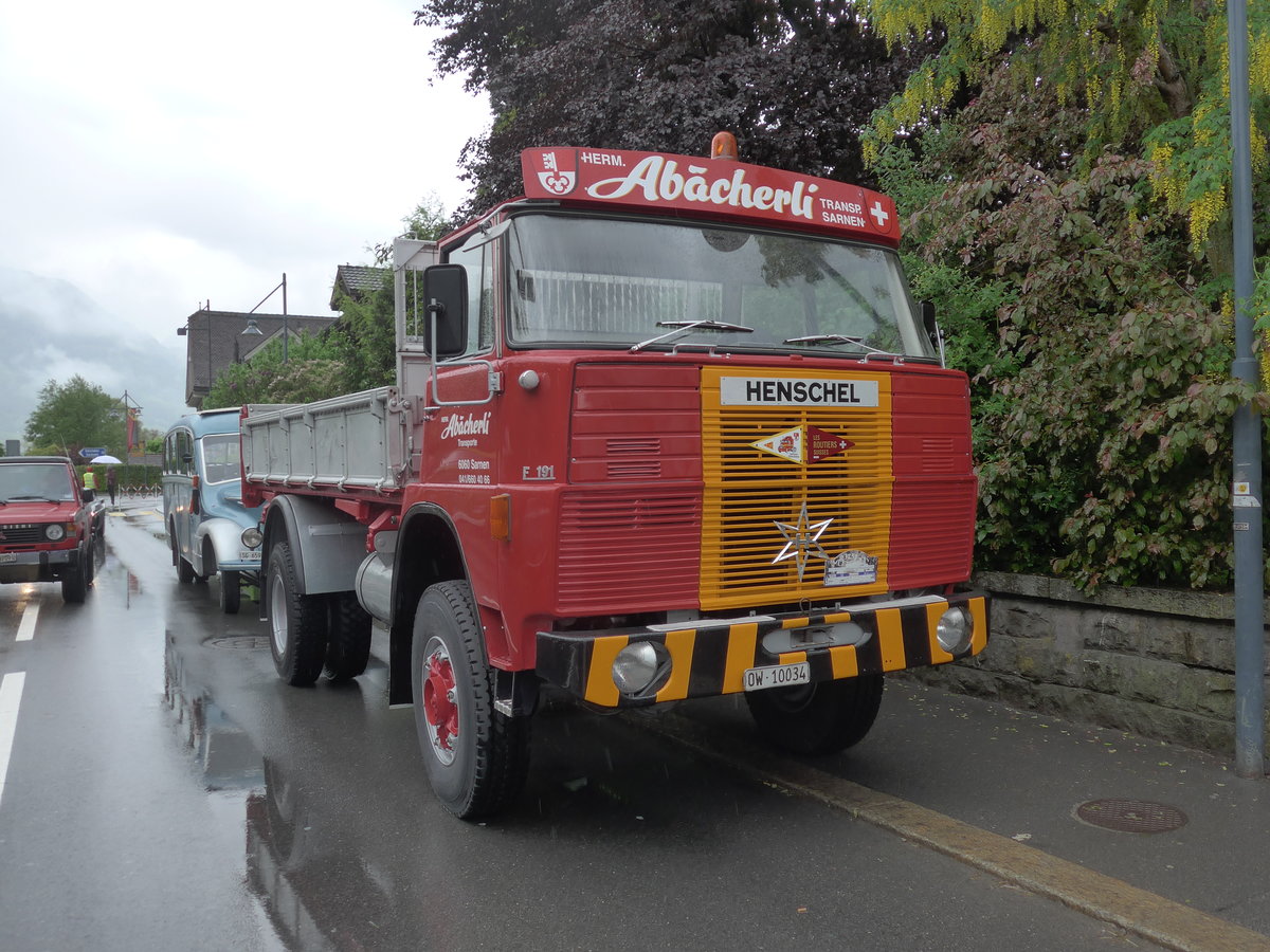 (170'616) - Abcherli, Sarnen - OW 10'034 - Henschel am 14. Mai 2016 in Sarnen, OiO