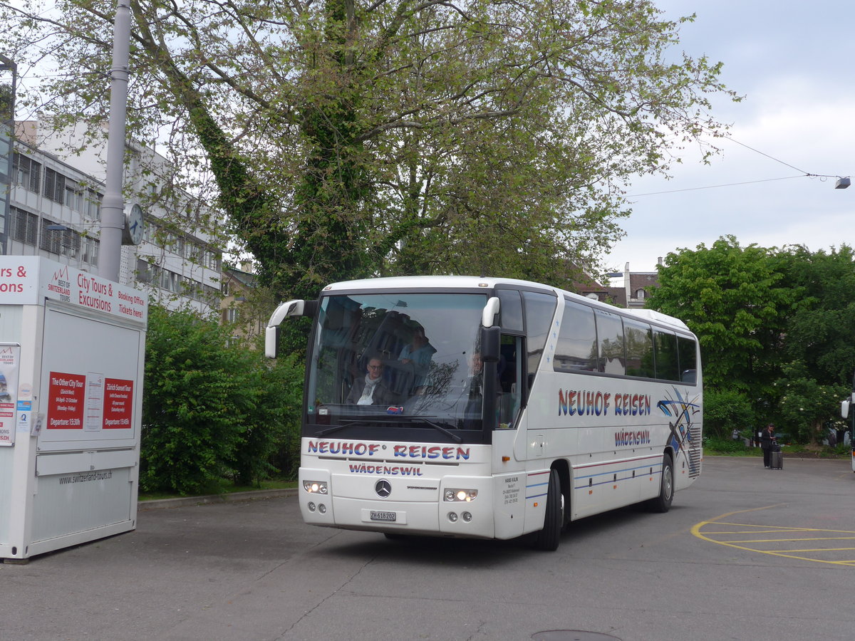 (170'979) - Klin, Wdenswil - ZH 618'202 - Mercedes am 16. Mai 2016 in Zrich, Sihlquai