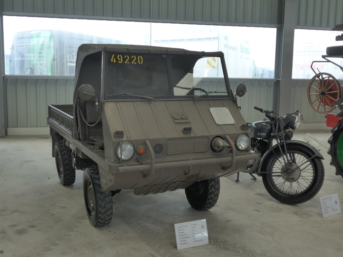 (171'567) - Lorenz, Lyssach - Steyr-Puch am 4. Juni 2016 in Lyssach, Garage