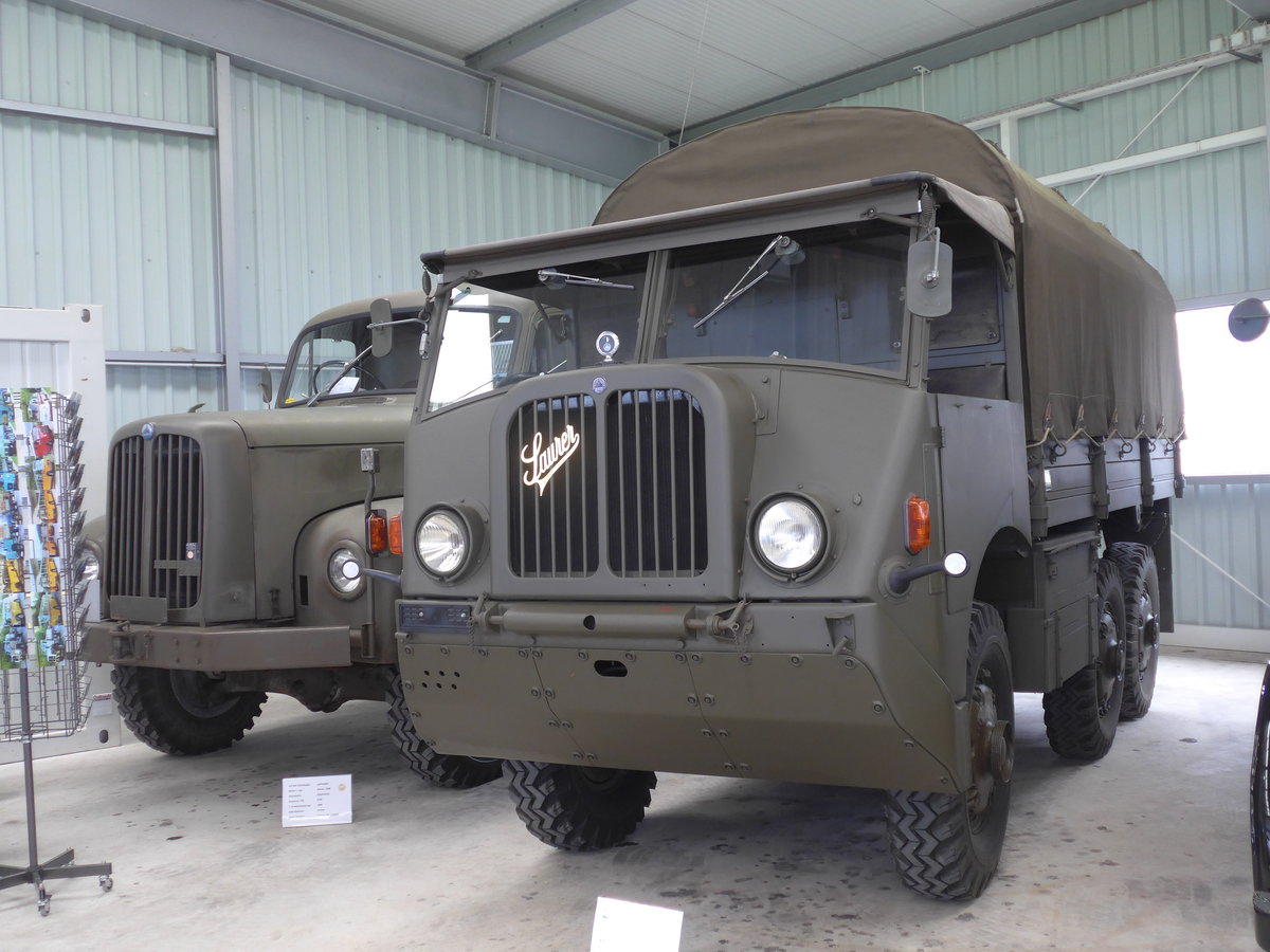 (171'572) - Baumann, Bren zum Hof - Saurer am 4. Juni 2016 in Lyssach, Garage Lorenz