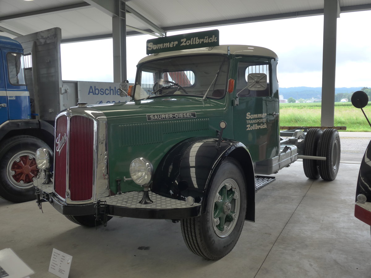 (171'579) - Sommer, Zollbrck - Saurer am 4. Juni 2016 in Lyssach, Garage Lorenz