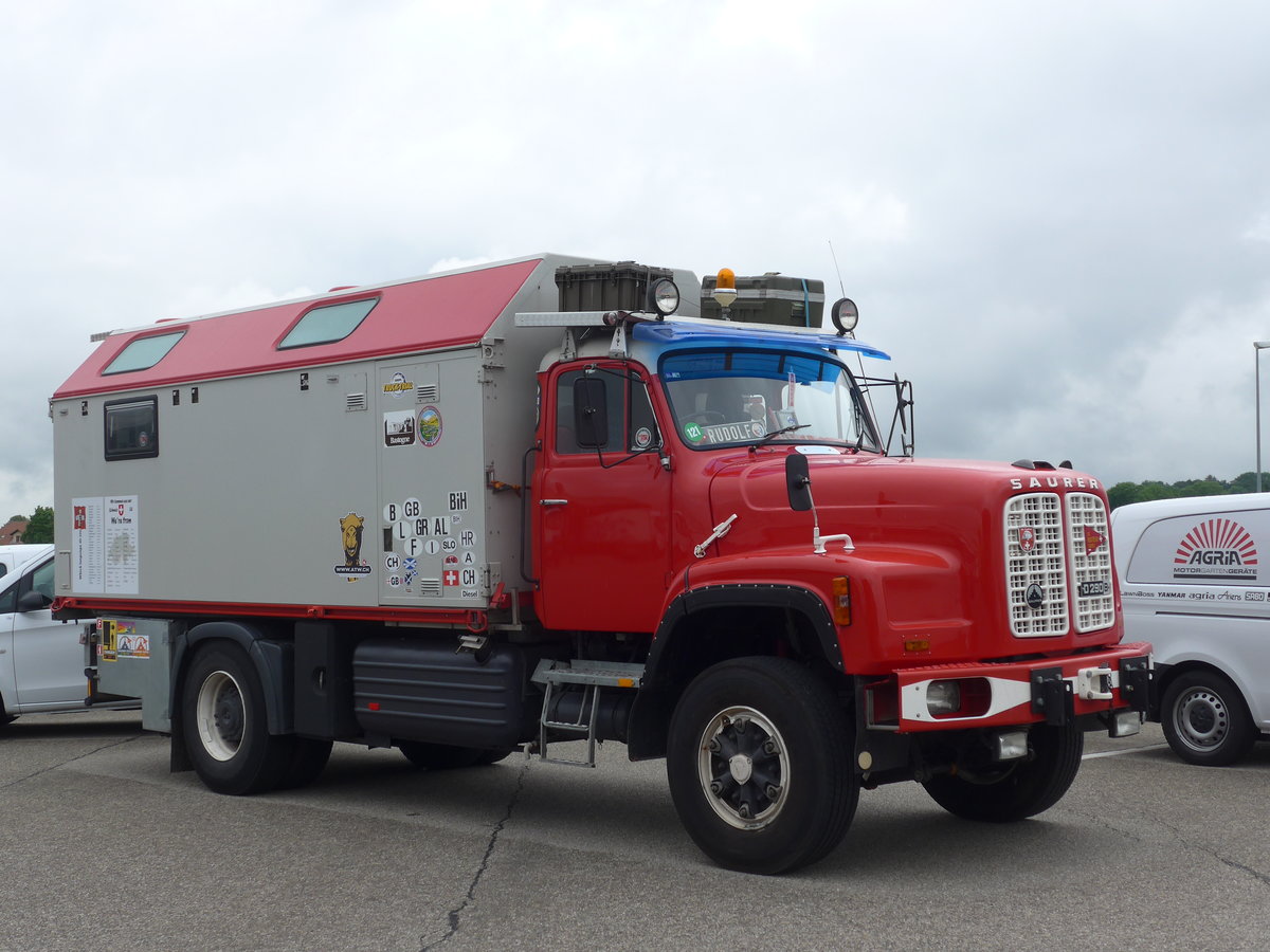 (171'593) - Saurer - SO 21'171 - am 4. Juni 2016 in Lyssach, Garage Lorenz