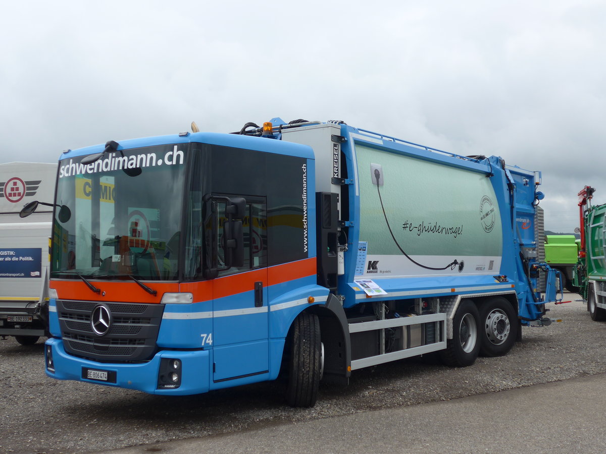 (171'600) - Schwendimann, Mnchenbuchsee - Nr. 74/BE 806'474 - Mercedes am 4. Juni 2016 in Lyssach, Garage Lorenz