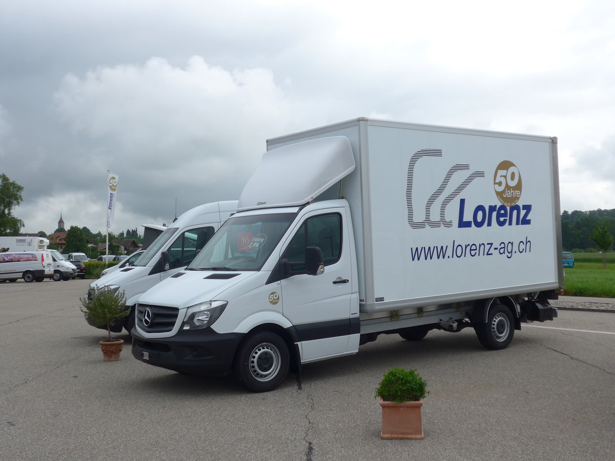 (171'613) - Lorenz, Lyssach - Mercedes am 4. Juni 2016 in Lyssach, Garage