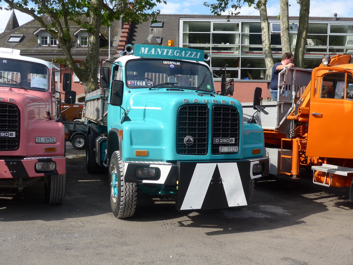 (171'976) - Mantegazzi, Riva S. Vitale - TI 11'321 - Saurer am 25. Juni 2016 in Aigle, Saurertreffen