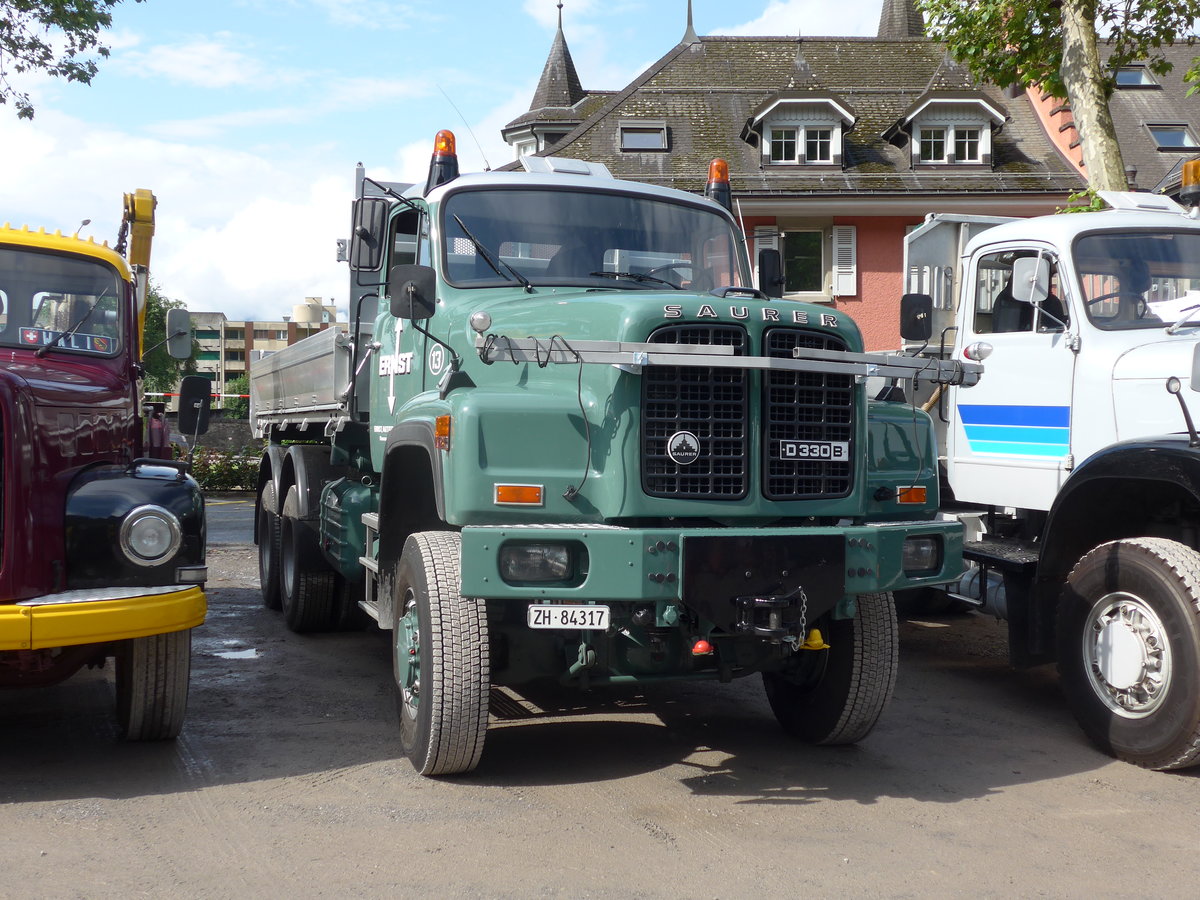 (171'978) - Ernst, Zrich - Nr. 13/ZH 84'317 - Saurer am 25. Juni 2016 in Aigle, Saurertreffen