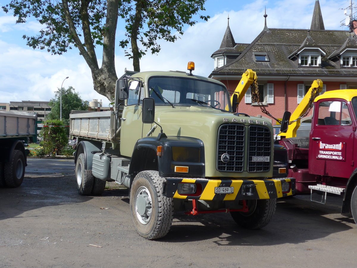 (171'980) - Saurer - SO 469 U - am 25. Juni 2016 in Aigle, Saurertreffen