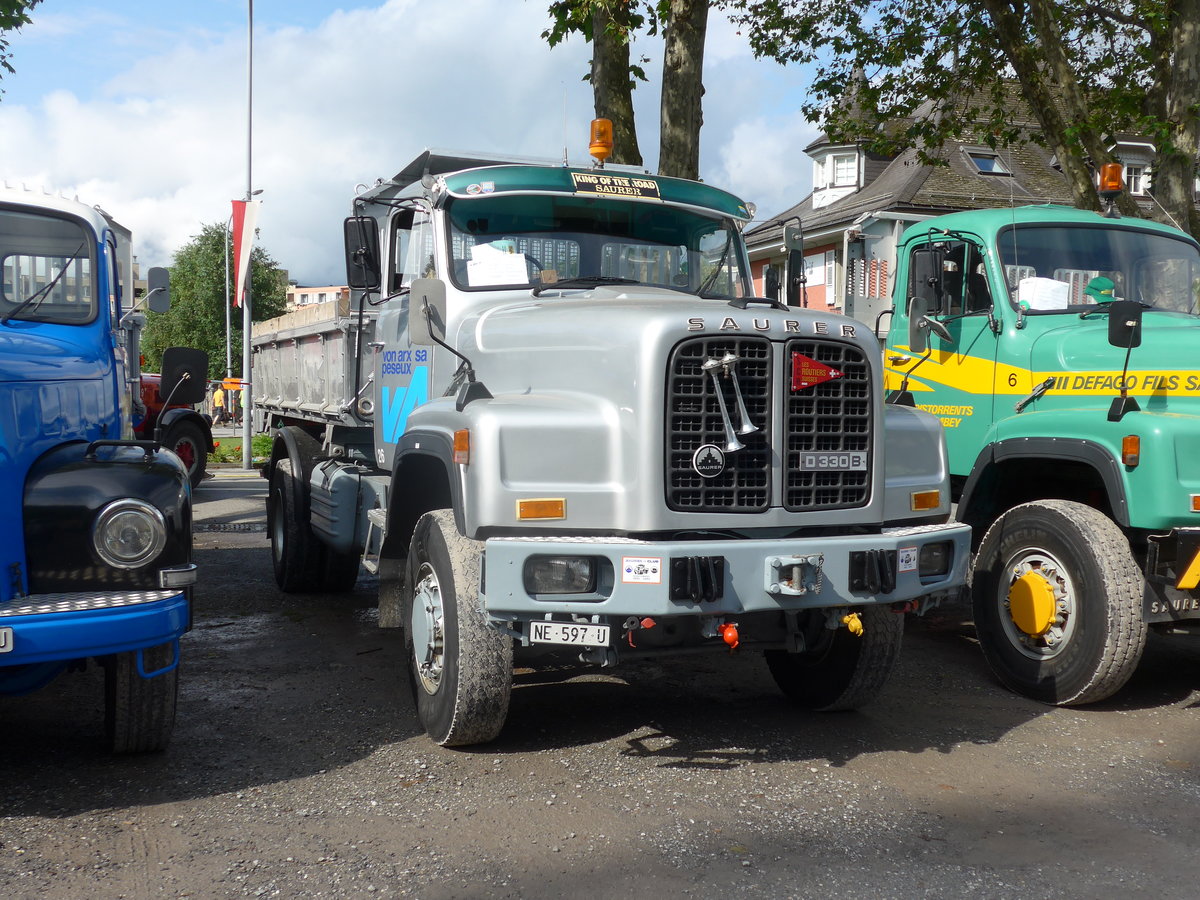 (171'981) - von Arx, Peseux - Nr. 26/NE 597 U - Saurer am 25. Juni 2016 in Aigle, Saurertreffen