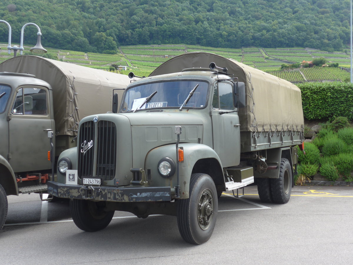 (172'017) - Saurer - TI 243'796 - am 25. Juni 2016 in Aigle, Saurertreffen