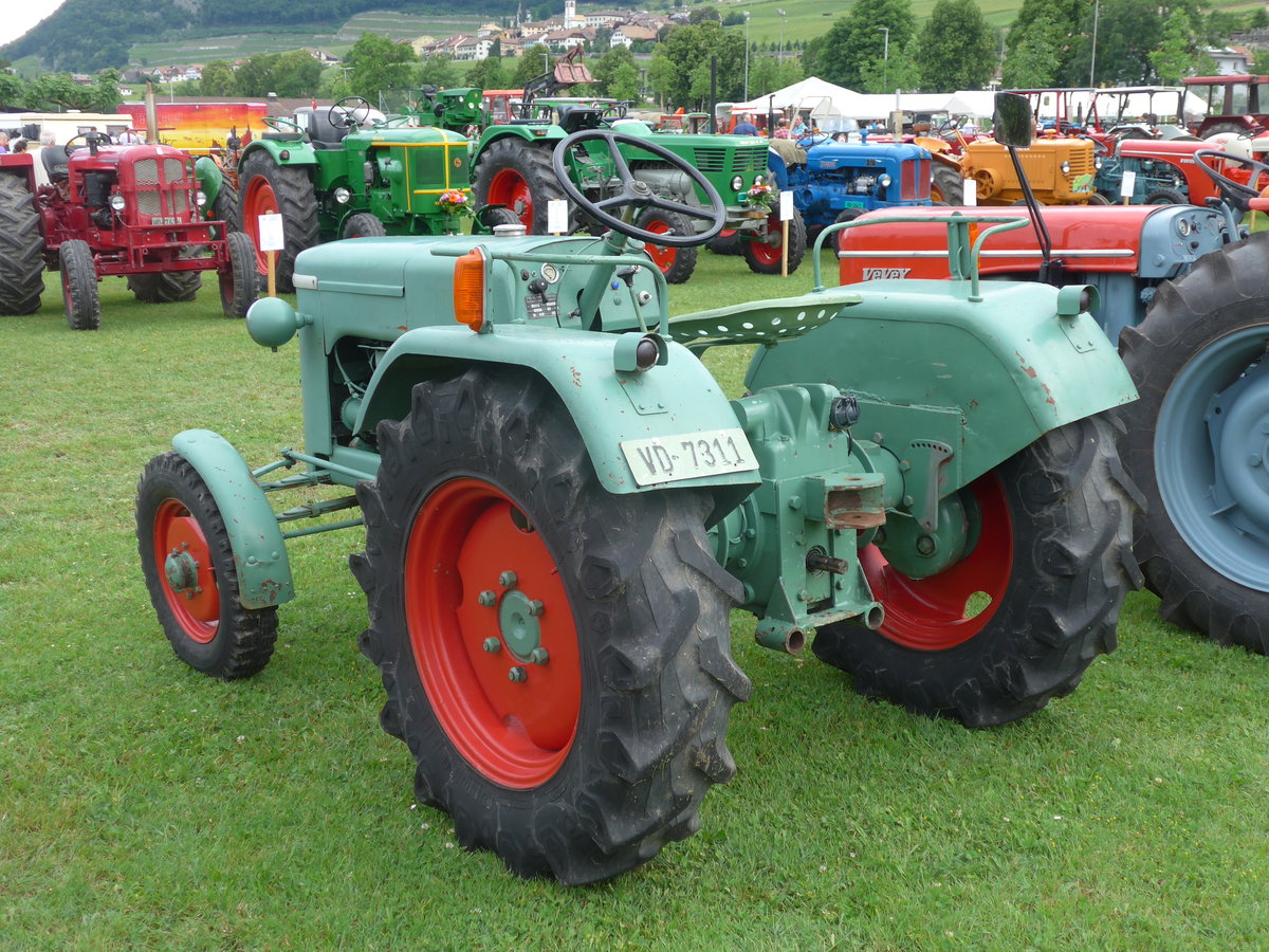 (172'042) - Bhrer - VD 7311 - am 25. Juni 2016 in Aigle, Saurertreffen
