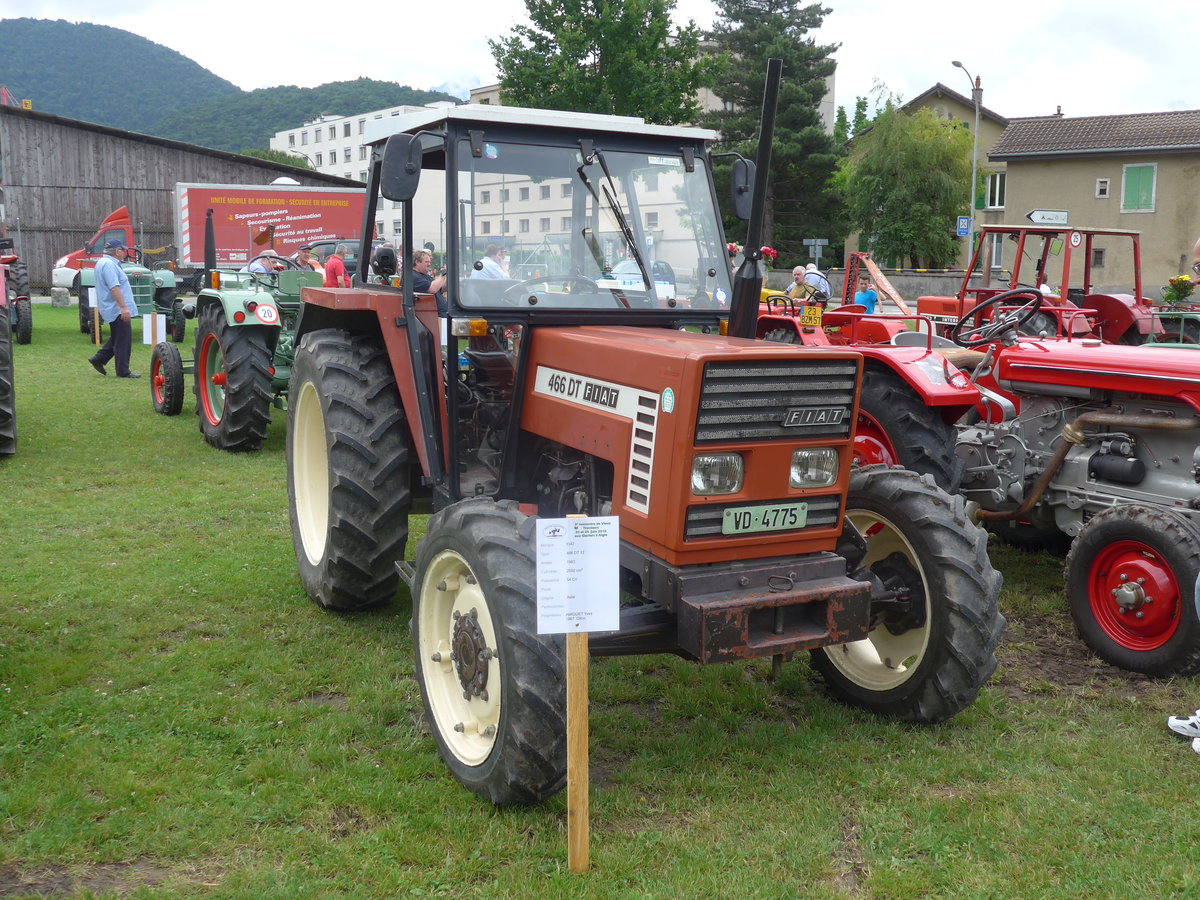 (172'063) - Fiat - VD 4775 - am 25. Juni 2016 in Aigle, Saurertreffen