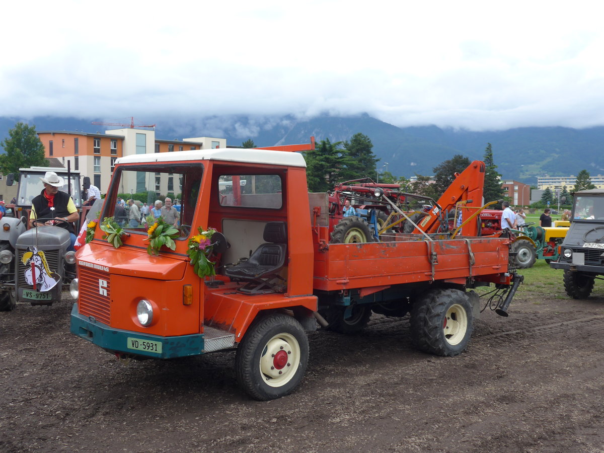 (172'081) - Reform-Muli - VD 5931 - am 25. Juni 2016 in Aigle, Saurertreffen