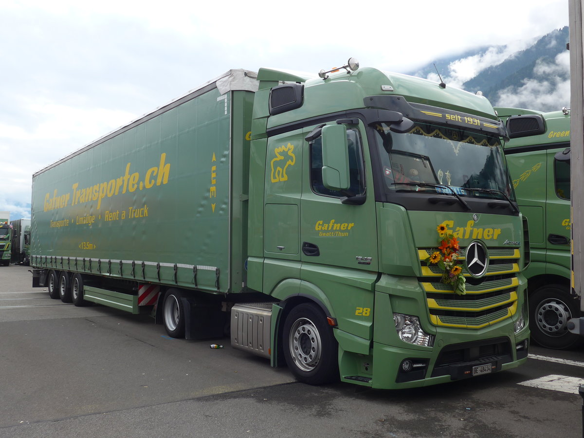 (172'220) - Gafner, Gwatt - Nr. 28/BE 48'414 - Mercedes am 26. Juni 2016 in Interlaken, Flugplatz