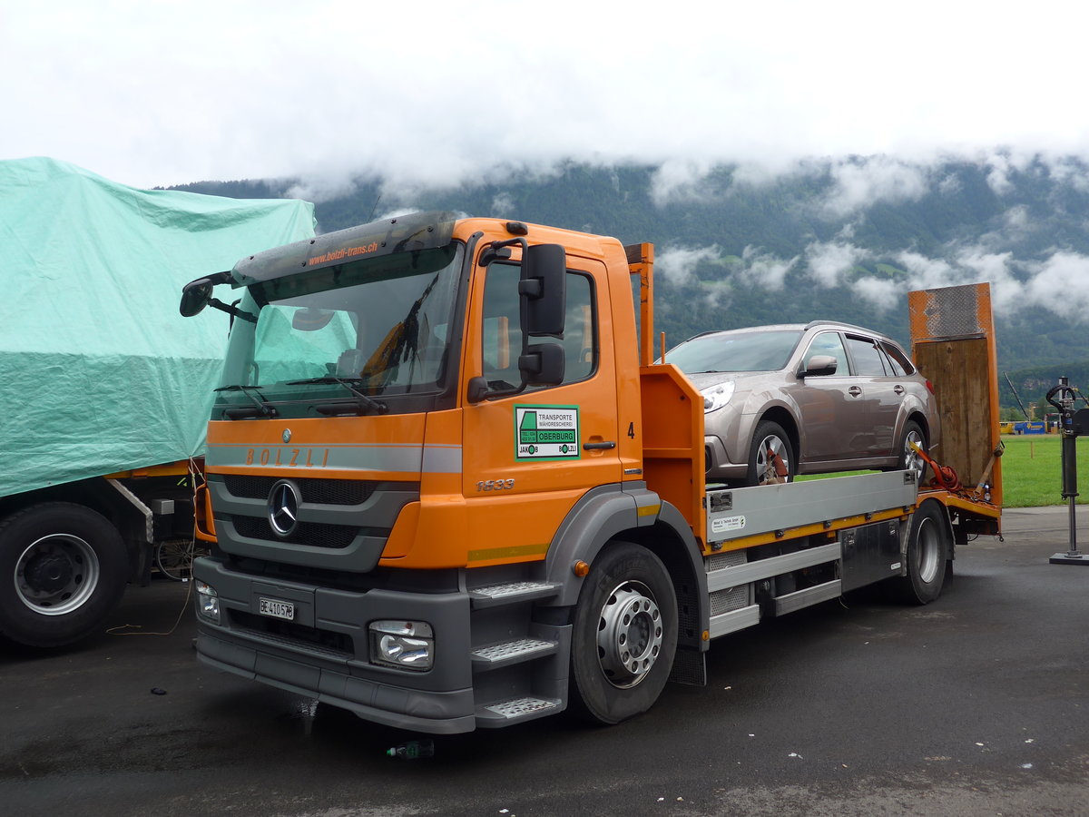 (172'238) - Bolzli, Oberburg - Nr. 4/BE 410'578 - Mercedes am 26. Juni 2016 in Interlaken, Flugplatz
