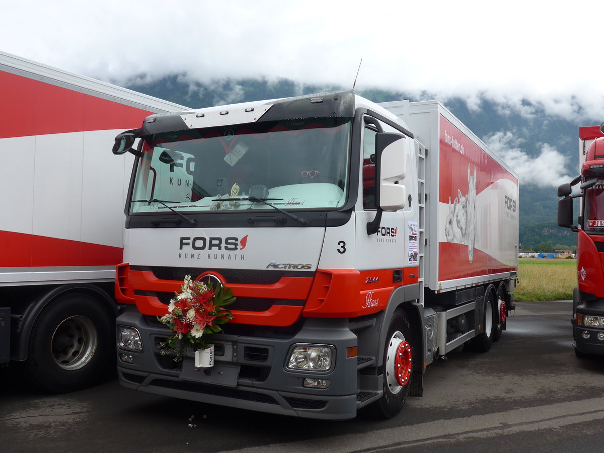 (172'244) - Fors, Weinfelden - Nr. 3/BE 117'817 - Mercedes am 26. Juni 2016 in Interlaken, Flugplatz