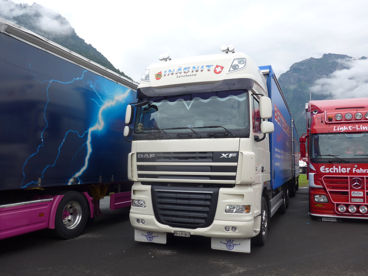 (172'304) - Inbnit, Ltschental - BE 430'862 - DAF am 26. Juni 2016 in Interlaken, Flugplatz