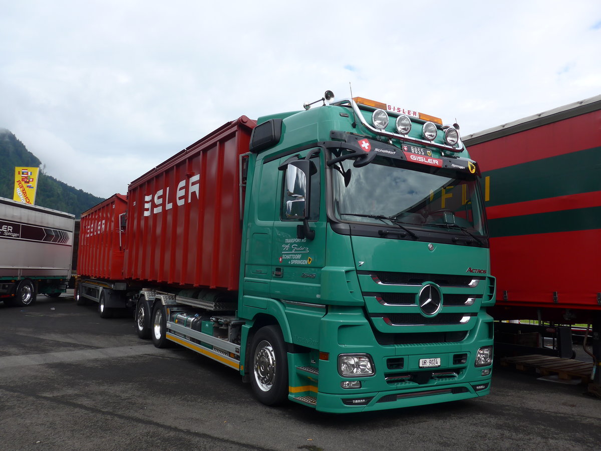 (172'334) - Gisler, Schattdorf - UR 9024 - Mercedes am 26. Juni 2016 in Interlaken, Flugplatz
