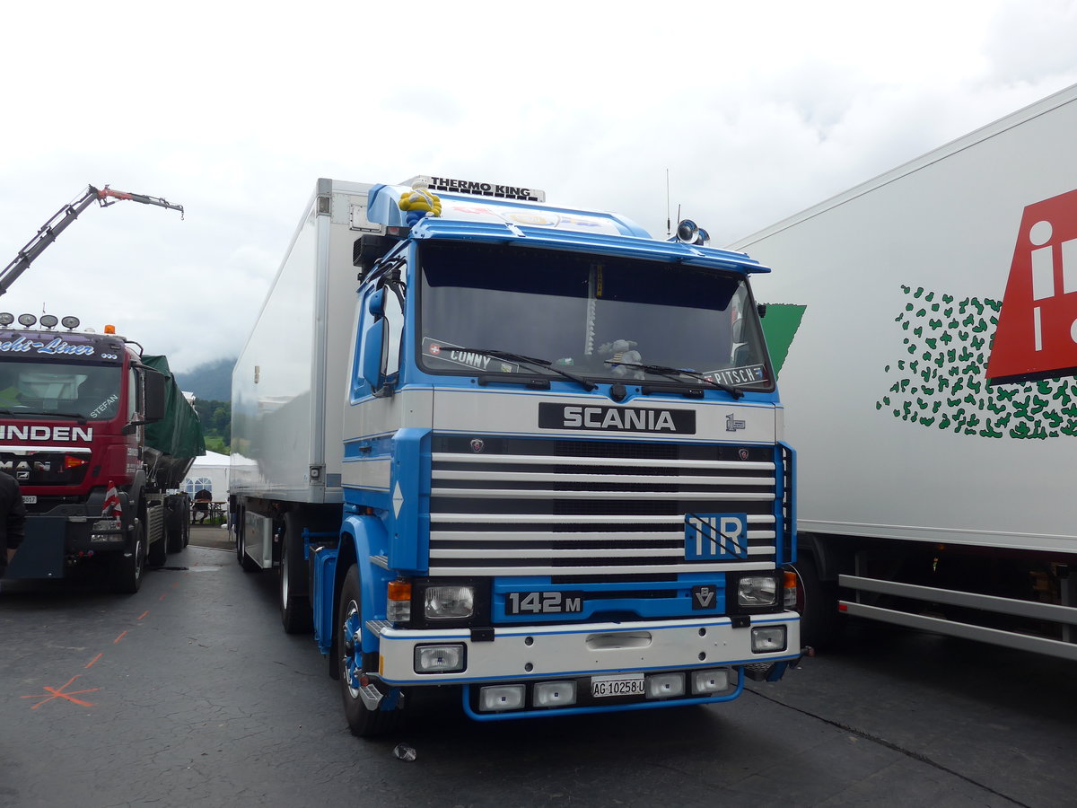 (172'368) - Scania - AG 10'258 U - am 26. Juni 2016 in Interlaken, Flugplatz