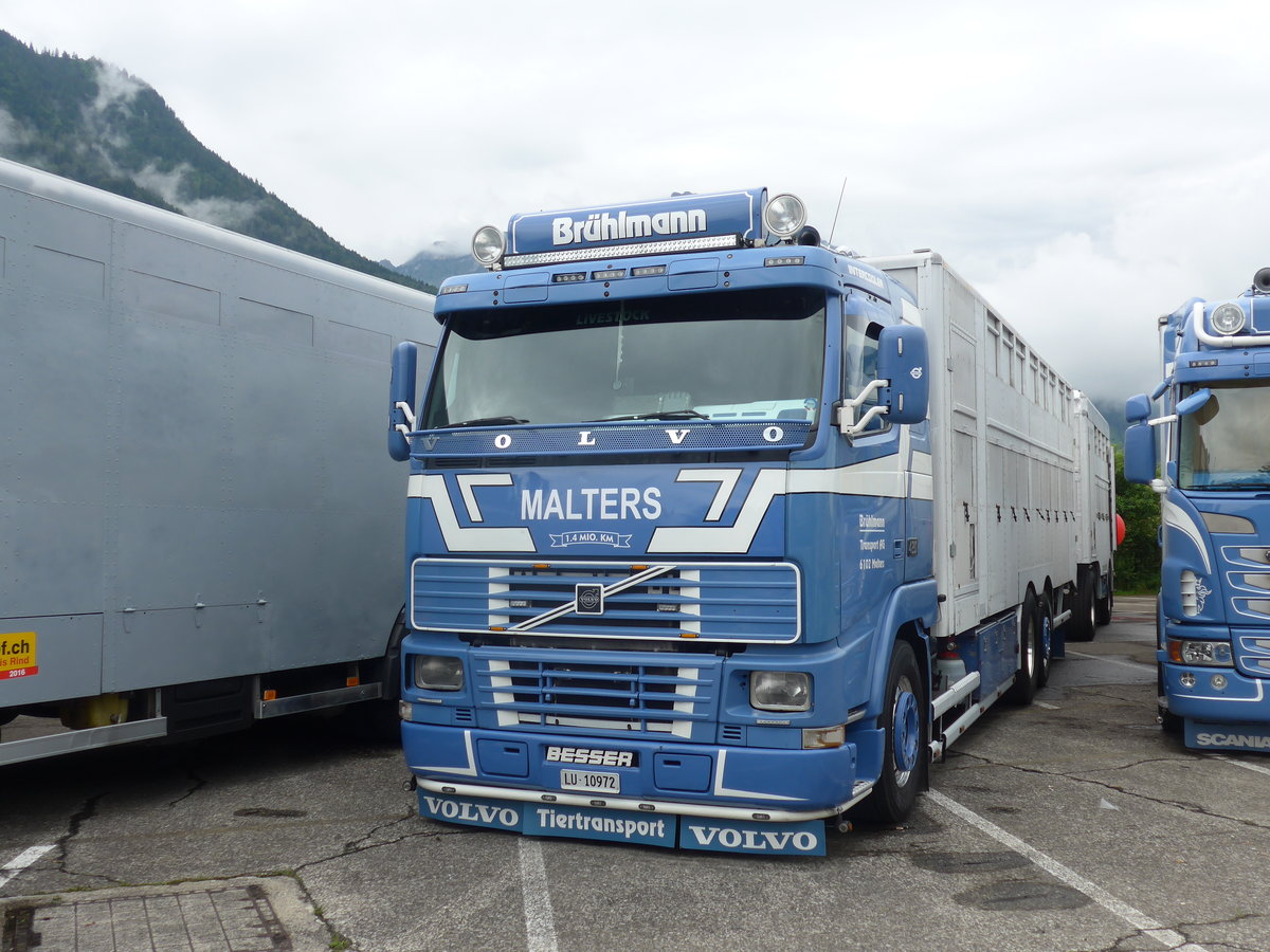 (172'406) - Brhlmann, Malters - LU 10'972 - Volvo am 26. Juni 2016 in Interlaken, Flugplatz