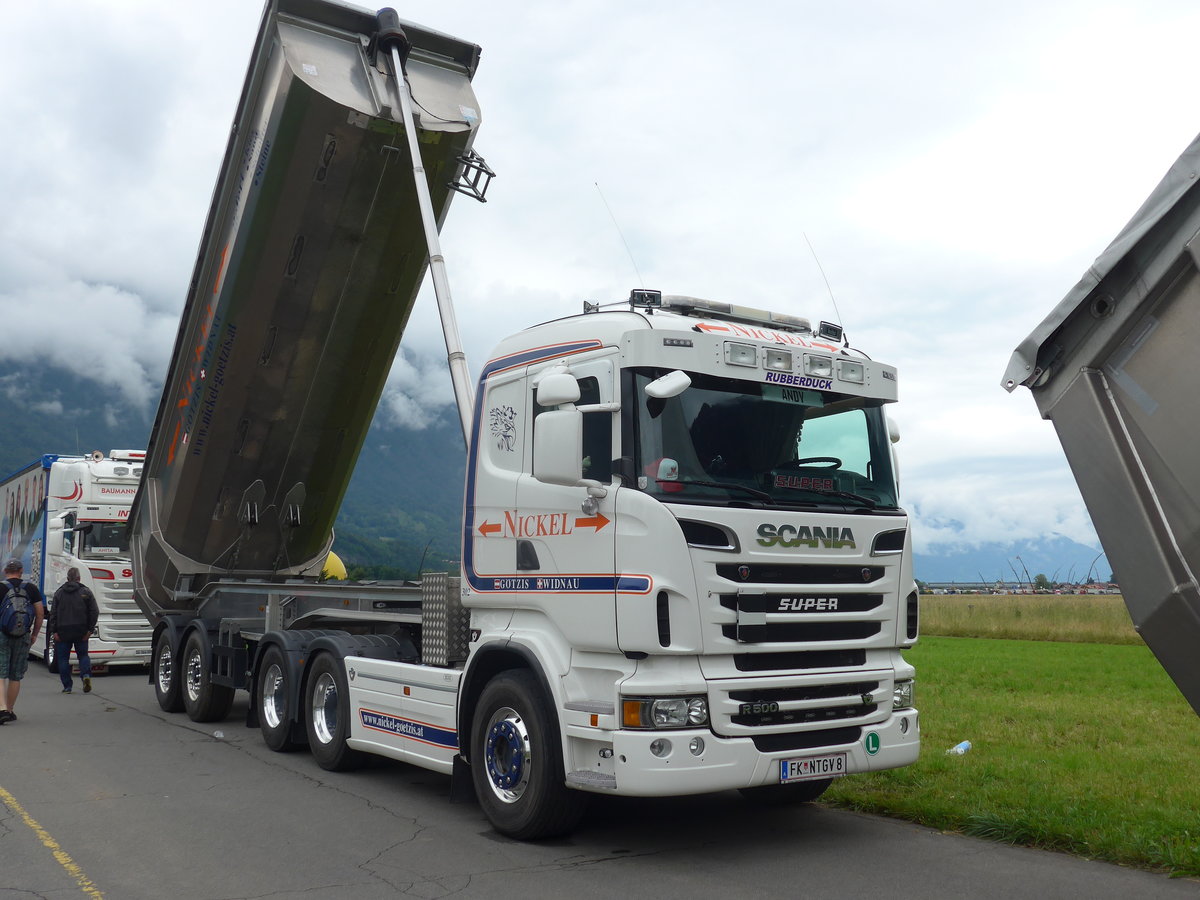 (172'433) - Nickel, Gtzis - Nr. 302/FK NTVG 8 - Scania am 26. Juni 2016 in Interlaken Flugplatz