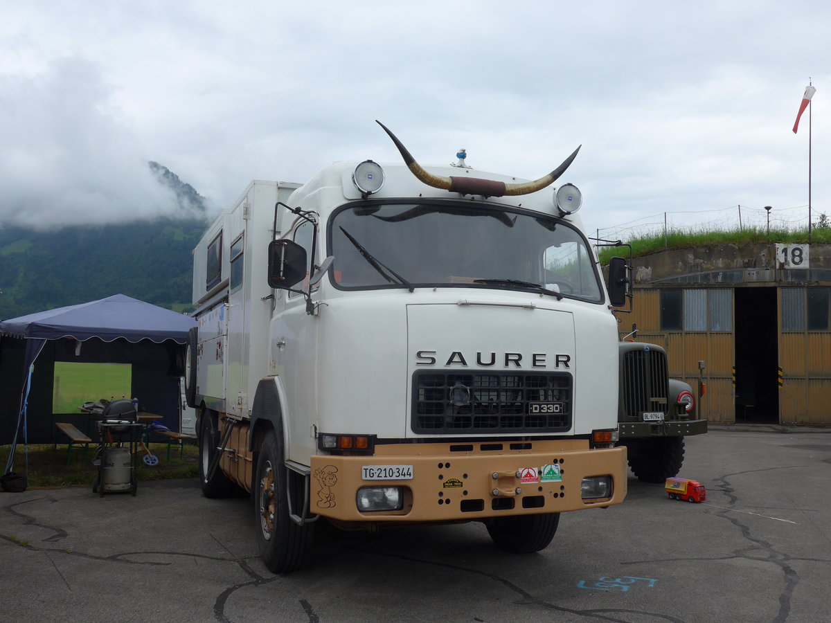(172'464) - Saurer - TG 210'344 - am 26. Juni 2016 in Interlaken, Flugplatz