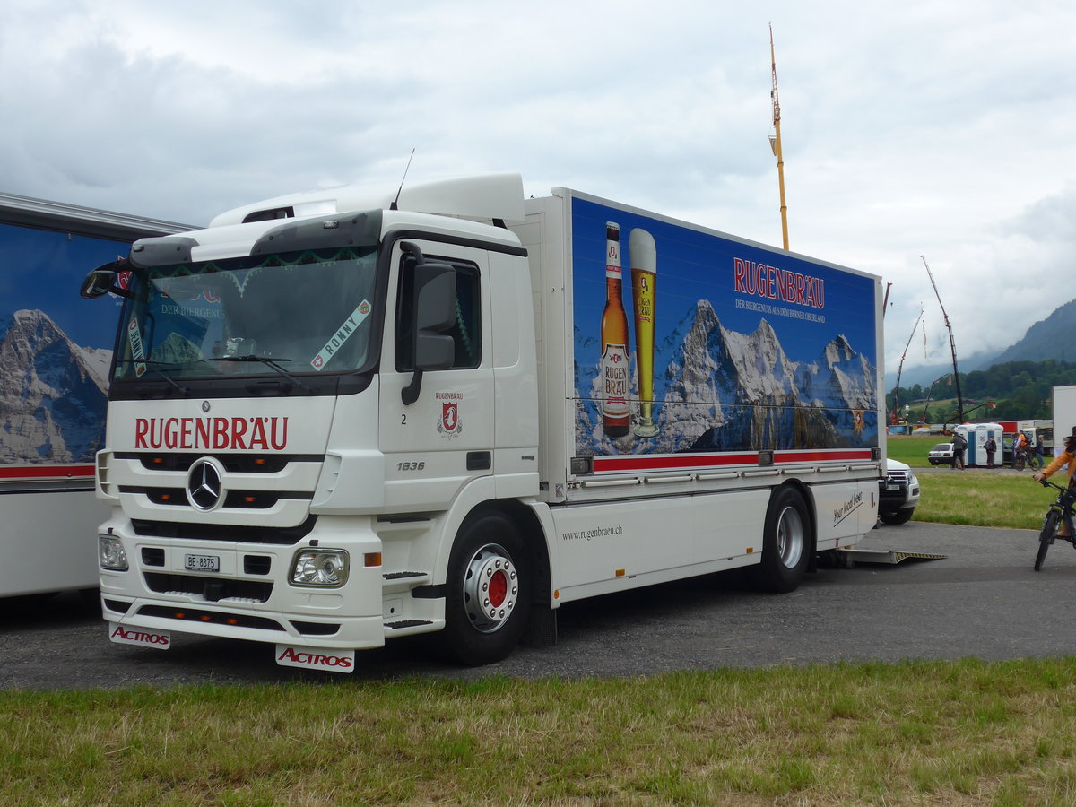 (172'471) - Rugenbru, Matten - Nr. 2/BE 8375 - Mercedes am 26. Juni 2016 in Interlaken, Flugplatz