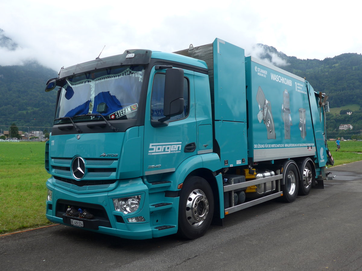 (172'504) - Sorgen, Merligen - Nr. 11/BE 489'204 - Mercedes am 26. Juni 2016 in Interlaken, Flugplatz