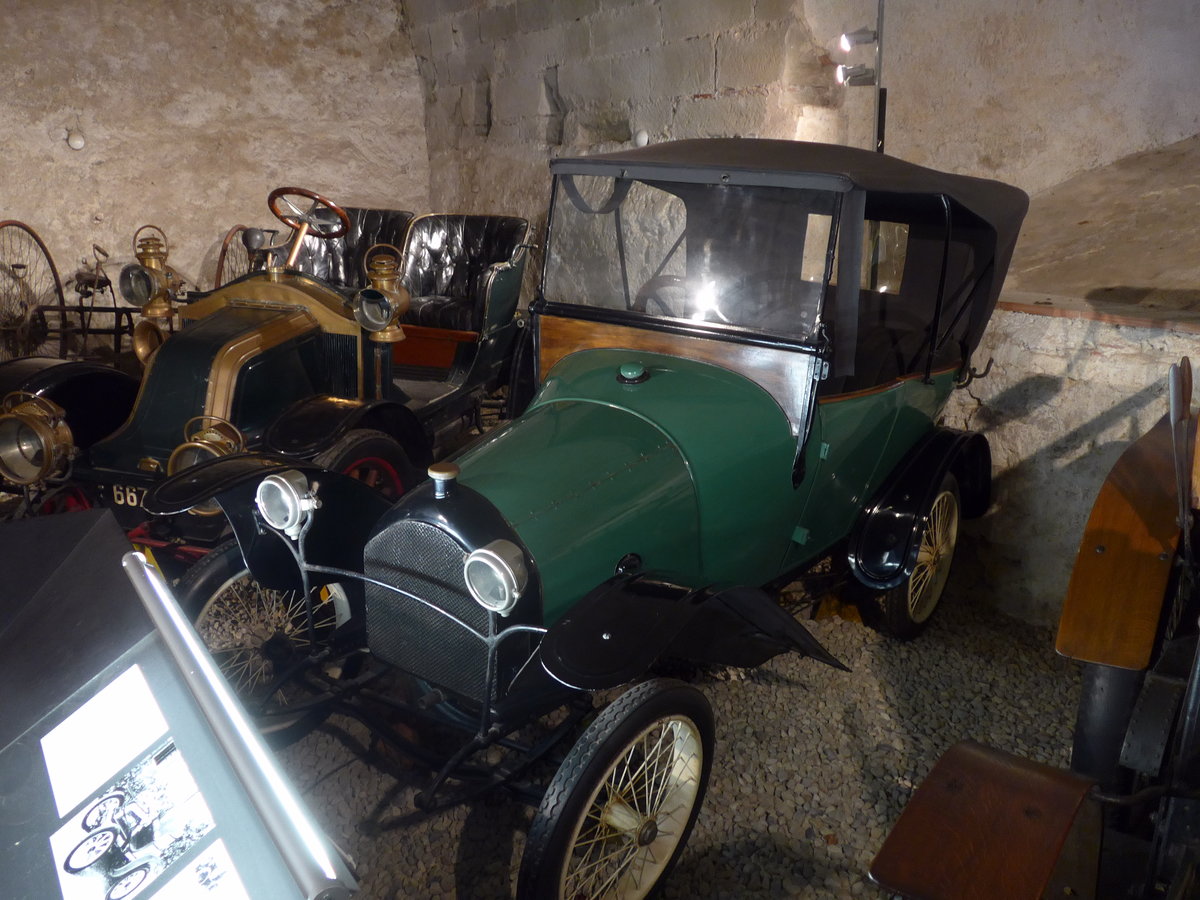 (172'938) - Peugeot-Bugatti von 1913 am 13. Juli 2016 im Schloss Grandson