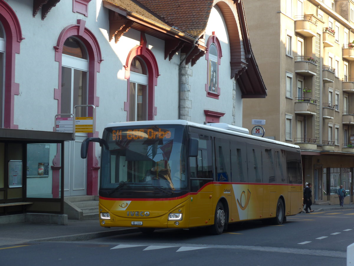 (173'024) - Faucherre, Moudon - VD 1124 - Iveco am 15. Juli 2016 in Orbe, Poste