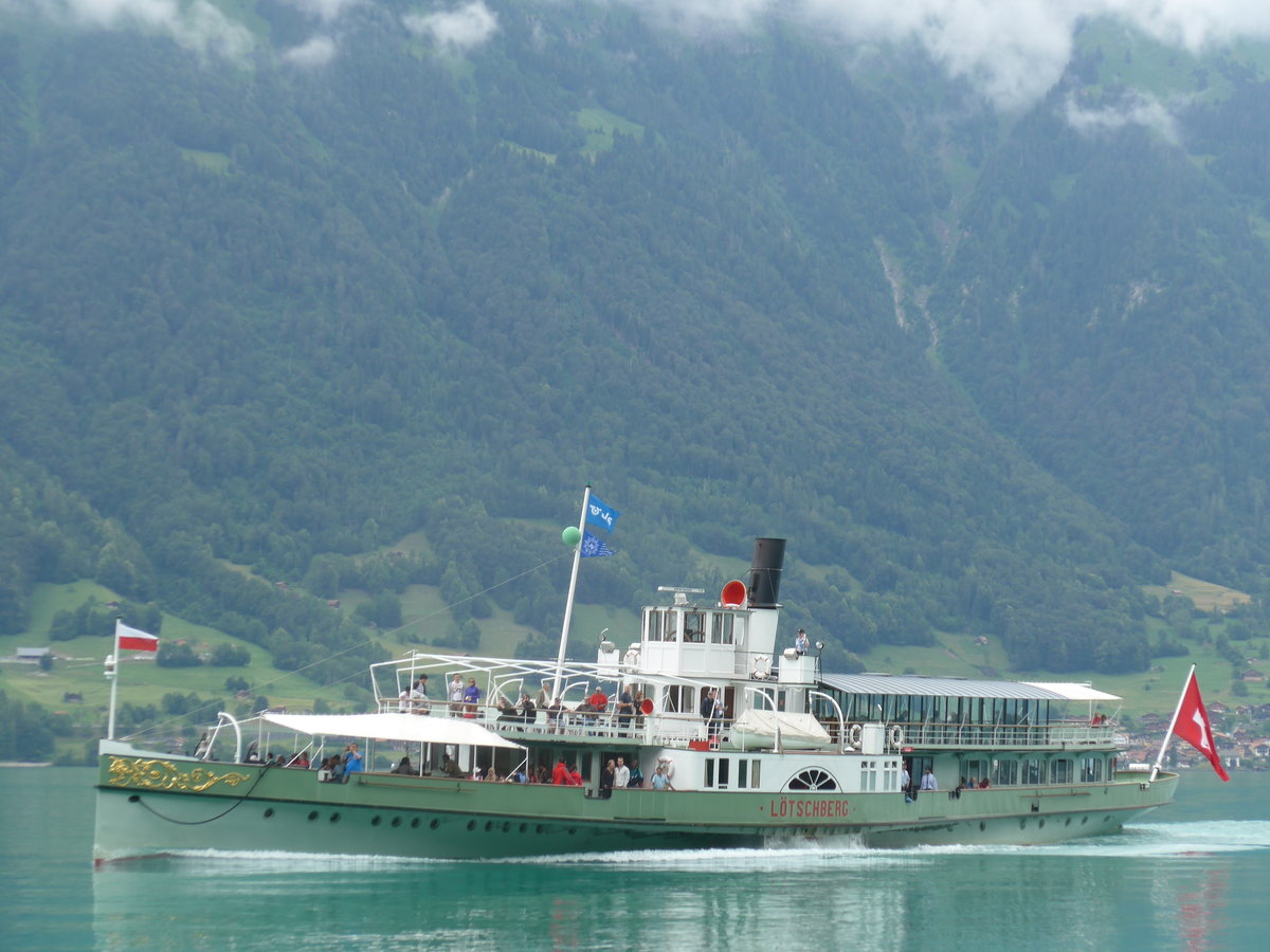 (173'273) - Dampfschiff Ltschberg am 23. Juli 2016 bei Iseltwald